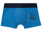 Blaue Boxershorts mit Tom und Jerry-Motiv.