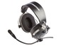 Schwarzes Thrustmaster Gaming-Headset mit Mikrofon.