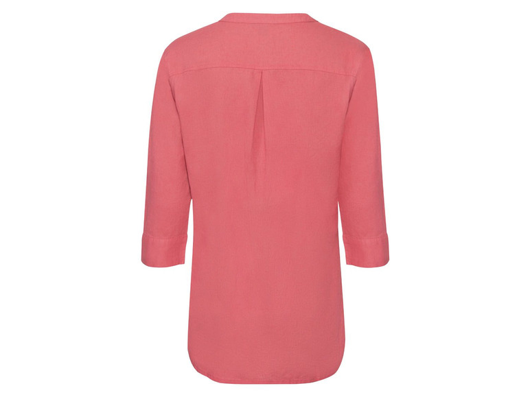Gehe zu Vollbildansicht: esmara Damen Bluse, leicht tailliert geschnitten, mit Tunikakragen - Bild 9