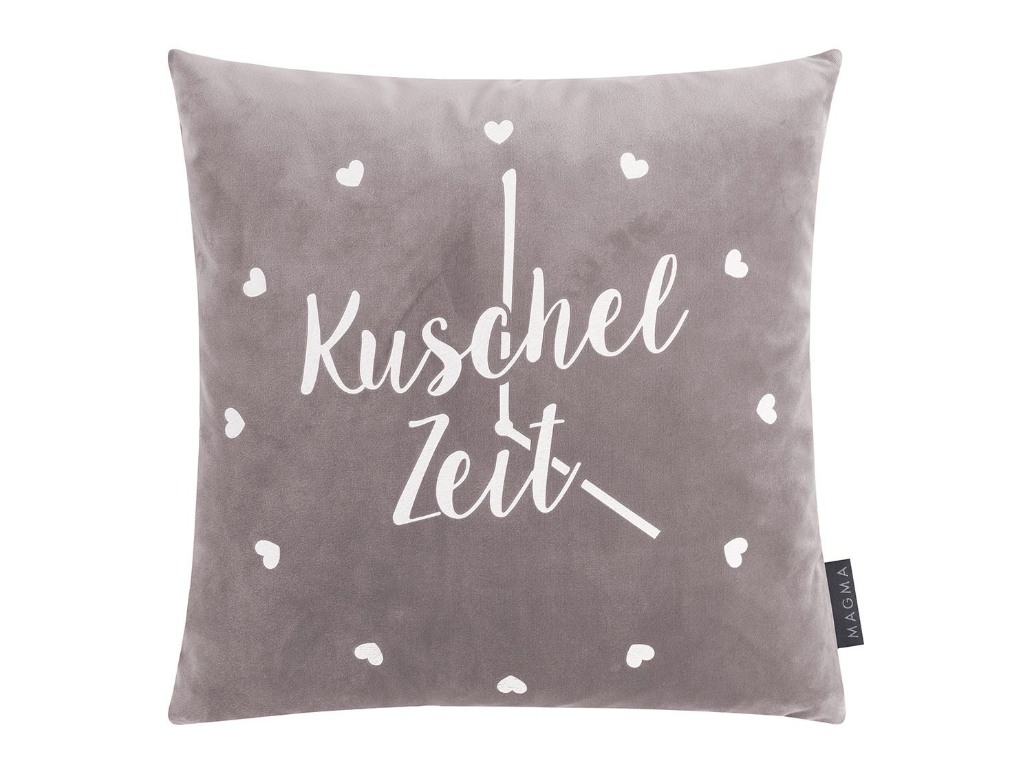 MAGMA Kissenhülle Smooch 40 x 40 cm (Kuschelzeit/grau) | 04005380451899