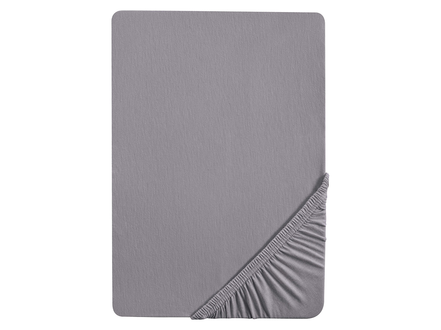 Biberna Premium Jersey-Elasthan Spannbettlaken (Silbergrau, 180 – 200 x 200 cm) | 04005774807653