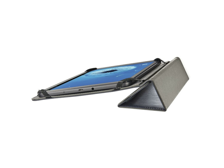 Gehe zu Vollbildansicht: Hama Tablet-Case Fold Uni für Tablets bis 17,8 cm (7), Blau - Bild 4