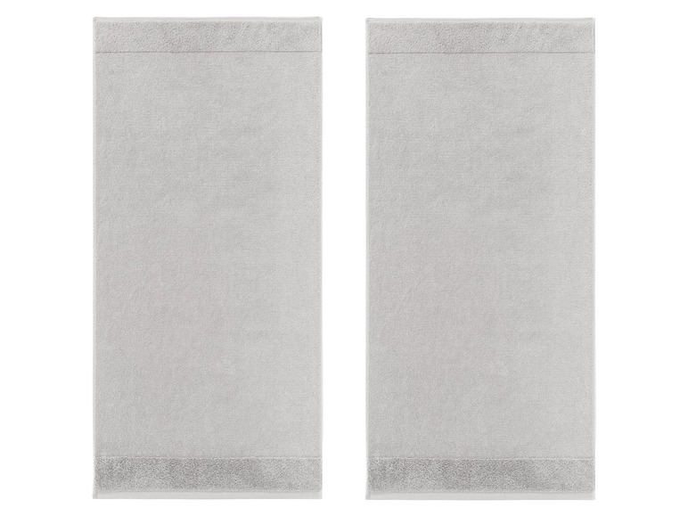 Gehe zu Vollbildansicht: MIOMARE® Handtuch, 2 Stück, 50 x 100 cm, aus Baumwolle - Bild 13
