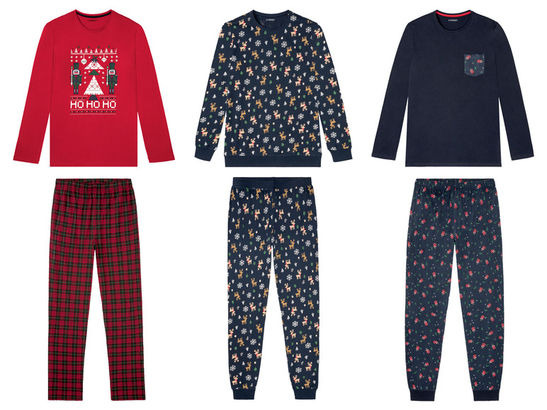 Gehe zu Vollbildansicht: LIVERGY Herren Weihnachts-Pyjama - Bild 1