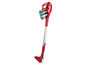 Ein roter kabelloser Philips Staubsauger im Stick-Design.