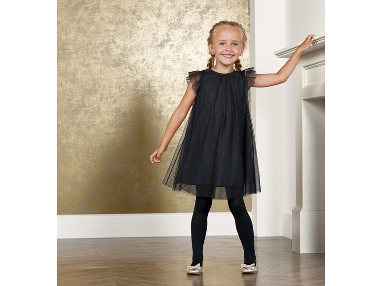 Gehe zu Vollbildansicht: LUPILU® Kleid Mädchen, in Tüll-Qualität, mit Glitzereffekt, Futter aus Polyester - Bild 11