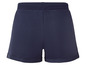 Dunkelblaue Damen-Shorts.