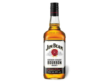 JIM BEAM White Kentucky Straight Bourbon Whiskey 40% Vol