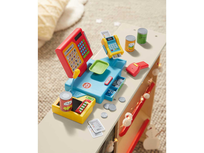 Gehe zu Vollbildansicht: PLAYTIVE® Spielzeugkasse, mit Taschenrechnerfunktion - Bild 3