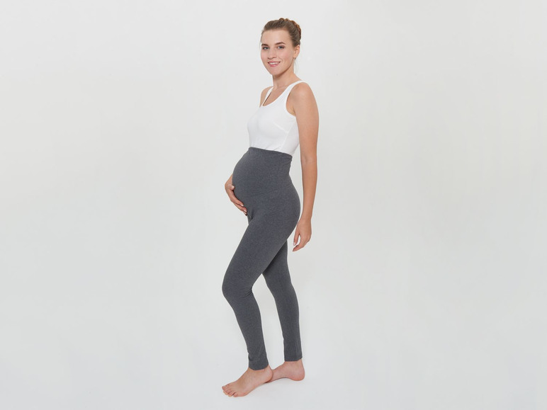 Gehe zu Vollbildansicht: ESMARA® 2 Damen Umstandsleggings, mit Bio-Baumwolle - Bild 25