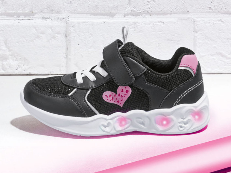 Gehe zu Vollbildansicht: LUPILU® Kleinkinder Mädchen Sneaker, mit Blink-Effekt - Bild 33