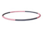 Ein rosa-grauer Fitness-Hula-Hoop