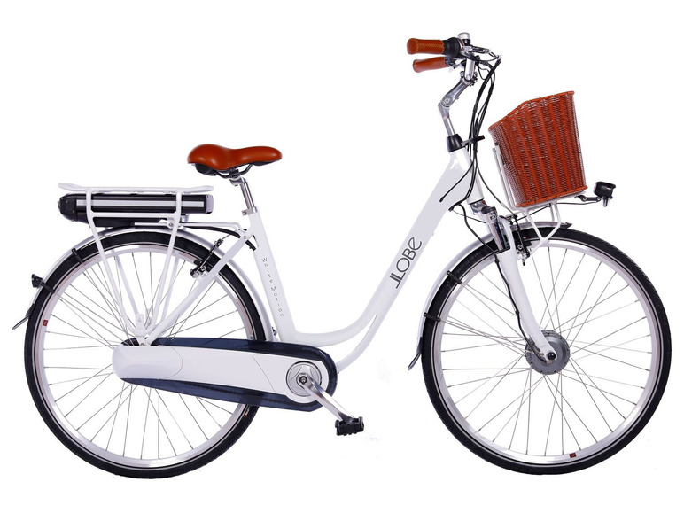 Gehe zu Vollbildansicht: Llobe E-Bike »White Motion 2.0«, Citybike, Damen, 28 Zoll - Bild 1