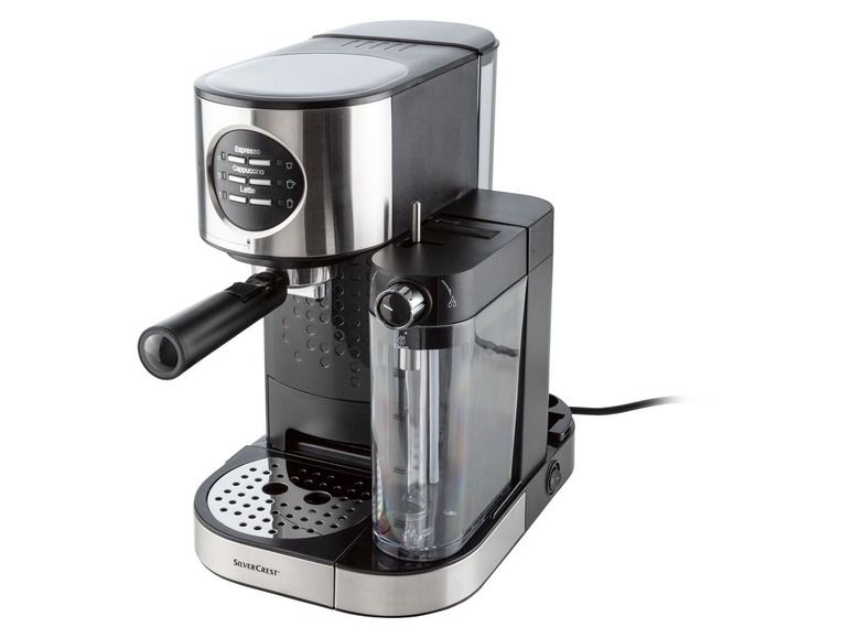 Gehe zu Vollbildansicht: SILVERCREST® Espressomaschine, mit Milchaufschäumer - Bild 1