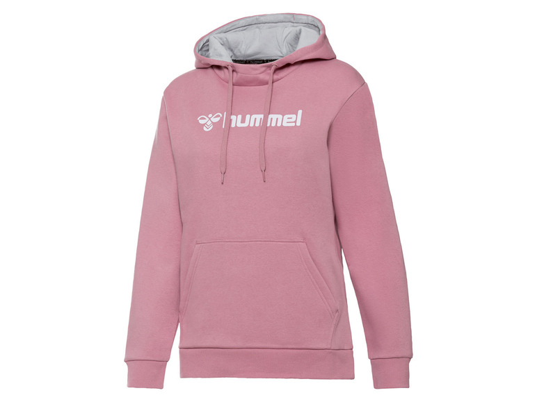 Ein rosa Hummel Hoodie mit Kapuze.