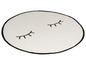 Runder Teppich mit Augen-Motiv