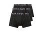 Drei schwarze Boxershorts von Stock & Hank