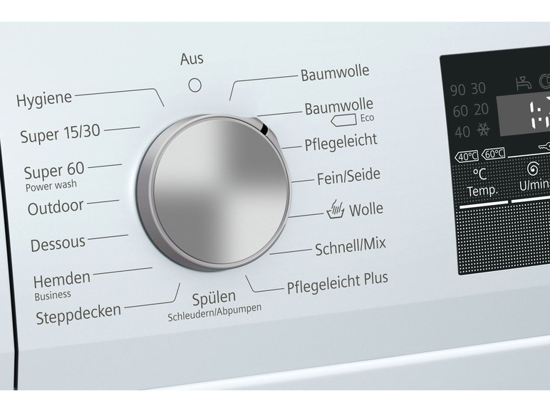 Gehe zu Vollbildansicht: Siemens iQ300 WM14N121 Waschmaschine - Bild 4