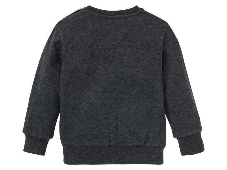 Gehe zu Vollbildansicht: LUPILU® Kleinkinder Sweatshirt Jungen, 2 Stück, Schulterknöpfung bis 86/92, mit Baumwolle - Bild 9