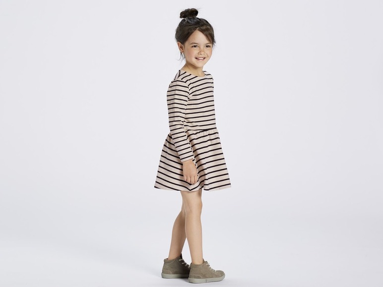 Gehe zu Vollbildansicht: LUPILU® Kleider Mädchen, French-Terry-Qualität, mit Bio-Baumwolle, 2 Stück - Bild 6