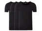 Drei schwarze T-Shirts von Livergy.