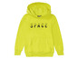 Gelber Kapuzenpullover von Pepperts mit 'SPACE' Aufdruck.