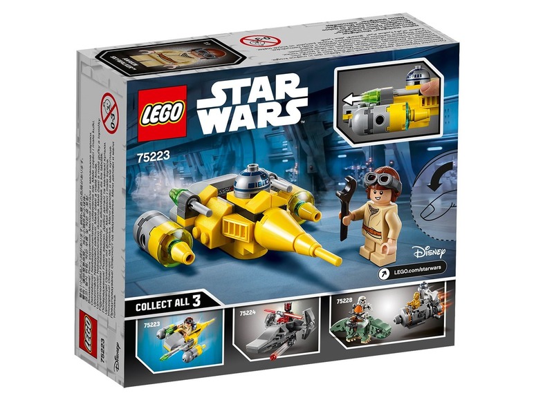Gehe zu Vollbildansicht: LEGO® Star Wars™ 75223 Naboo Starfighter™ Microfighter - Bild 2