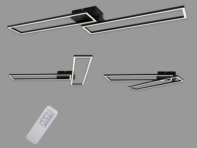 Gehe zu Vollbildansicht: Briloner CCT LED Design Deckenleuchte, Lichttemperatur + Helligkeit regulierbar - Bild 11