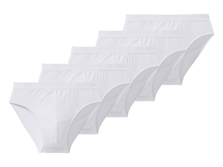 Gehe zu Vollbildansicht: LIVERGY® Slips Herren, elastischer Taillengummi, mit Baumwolle, 5 Stück - Bild 2