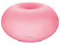 Ein rosa Soehnle Luftbefeuchter in Kugelform.