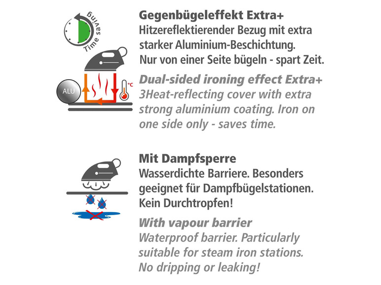 Gehe zu Vollbildansicht: Wenko Bügeltischbezug »Air Comfort«, dampfbügelgeeignet - Bild 14