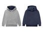 Zwei graue und blaue Hoodies mit Kapuze von Pepperts.