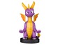 Eine lila und gelbe Spyro-Figur, ein Telefon-Ständer.