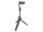Ein schwarzes Digipower-Stativ mit einem Telefonhalter.