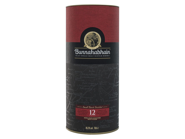 Bunnahabhain Islay Whisky mit Malt Scotch Geschenkbox 12 Vol 46,3% Single Jahre