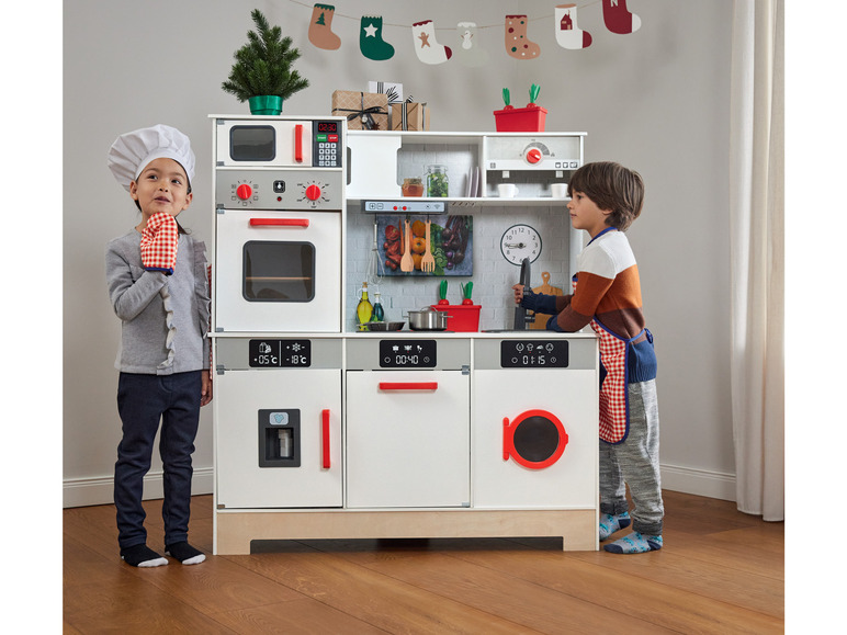 Gehe zu Vollbildansicht: Playtive Kinder Spielküche »Gourmet«, aus Echtholz - Bild 3