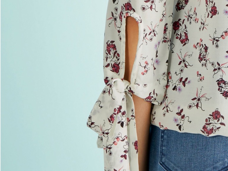 Gehe zu Vollbildansicht: ESMARA® Bluse Damen, in floralem Design, aus ressourcenschonender Viskose - Bild 5