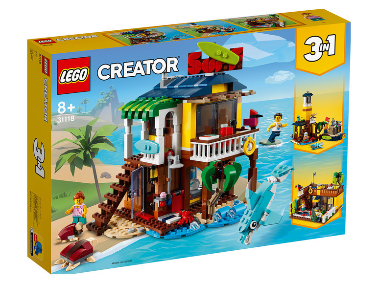 Gehe zu Vollbildansicht: LEGO® Creator 31118 »Surfer-Strandhaus« - Bild 1