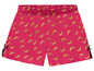 Rote Shorts mit Bananenprint.