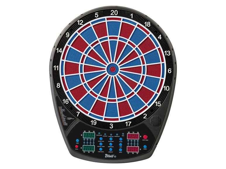 Gehe zu Vollbildansicht: CRIVIT® LED Dartscheibe, inkl. 12 Softdartpfeile - Bild 2