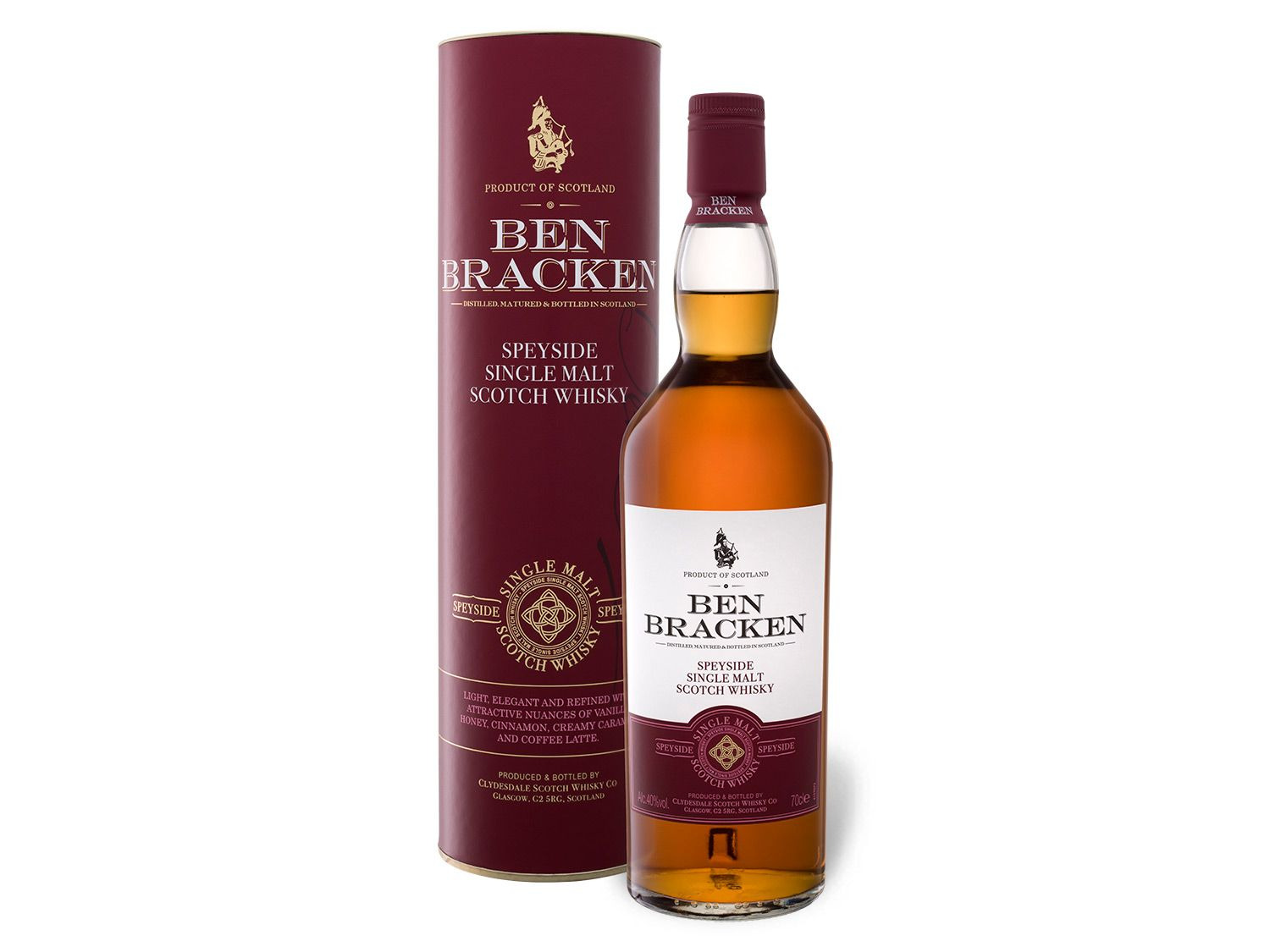 Ben Bracken Speyside Single Malt Scotch Whisky mit Ges…
