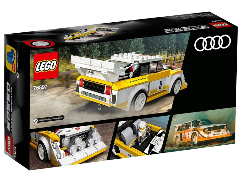 Gehe zu Vollbildansicht: LEGO® Speed Champions 76897 »1985 Audi Sport quattro S1« - Bild 2