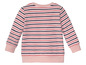 Rosa gestreiftes Langarmshirt für Babys.