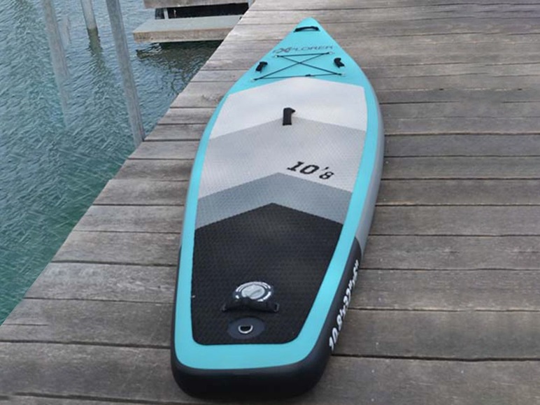 Gehe zu Vollbildansicht: Explorer SUP-Board »10.8«, bis 2 Personen, 3,30 m Länge, 1 Fin, mit Pumpe, Paddel, Rucksack - Bild 3