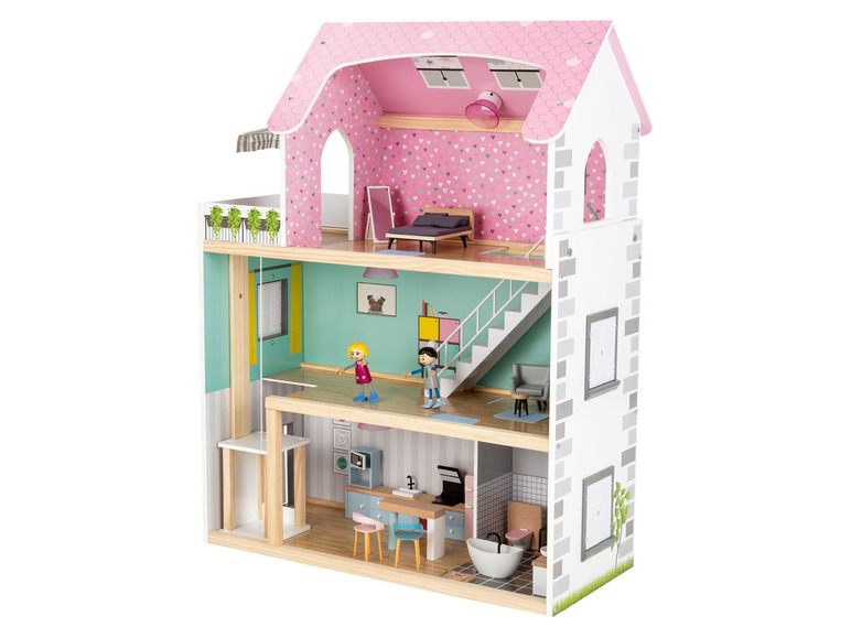 Gehe zu Vollbildansicht: PLAYTIVE® Puppenhaus - Bild 1