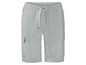 Graue Cargo-Shorts mit Kordelzug.