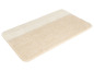 Beige Badezimmermatte mit zwei Farbtönen