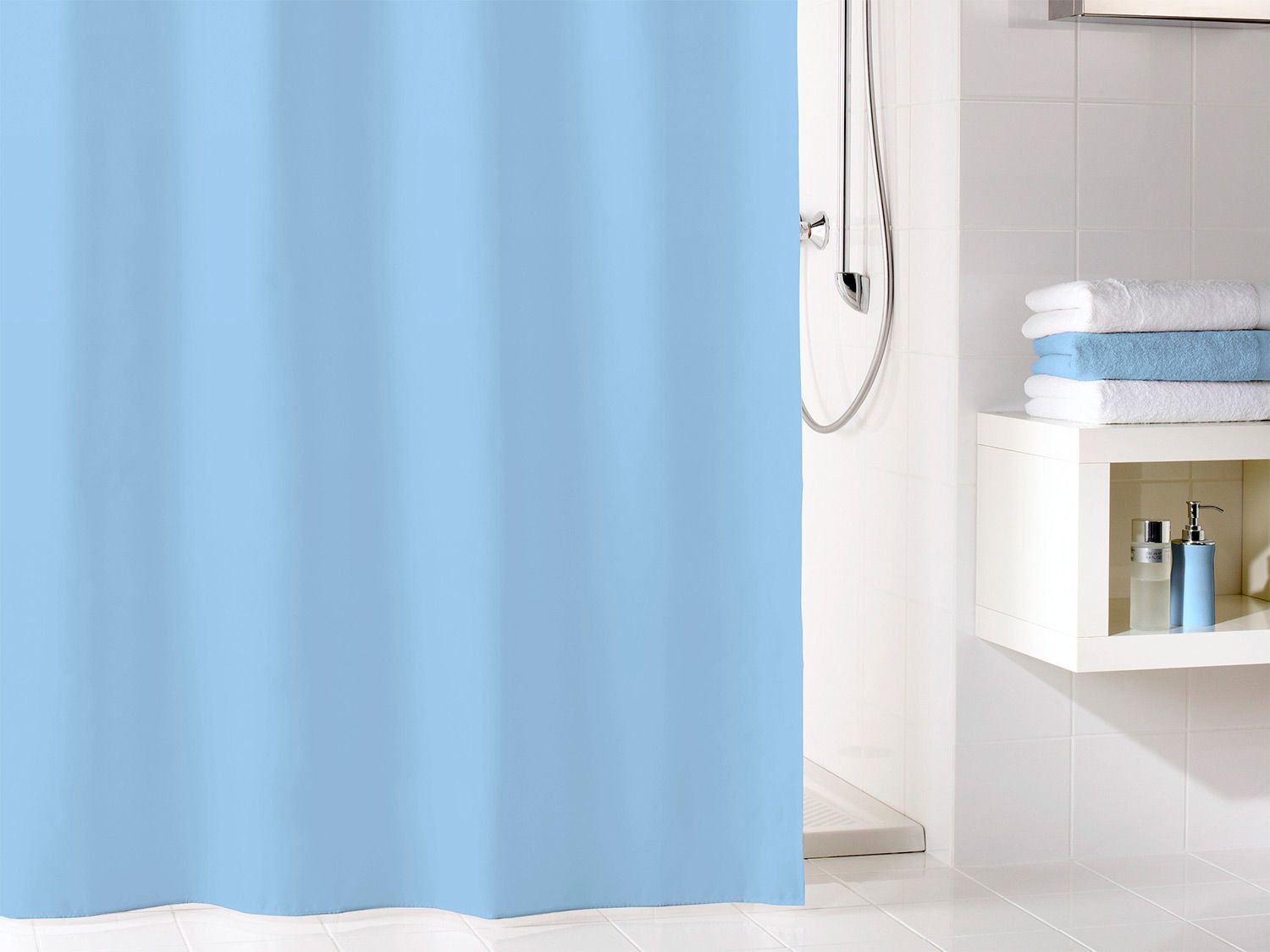 KLEINE WOLKE Duschvorhang Kito (Azur, 120 X 200 CM) – Bild 2 von 3