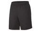 Schwarze Sport Shorts mit elastischem Bund.