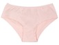 Eine rosa Baumwoll-Unterhose.